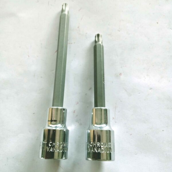 Combo set of Torx Bit Socket 1/2" Sq. Drive-Bits Socket-LONG-Pack Of 2 T40 - Image 2