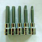 Combo set of HEX Bit Socket 1/2" Sq. Drive-LONG-Pack Of 5 pcs H6/7/8/10/12