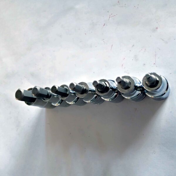 Combo set of HEX Bit Socket 1/2" Sq. Drive-Pack Of 7 pcs H4/5/6/7/8/10/12 - Image 3