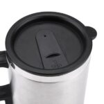 12V Car Charging Electric Kettle Mug (Silver) - Image 4