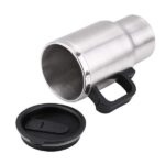 12V Car Charging Electric Kettle Mug (Silver) - Image 2
