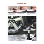 Mini Foot Pump Inflator For Bike and car - Image 3