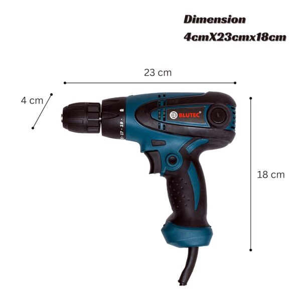 BLUTEC Electric Screwdriver Drill With Led Function BSB-10SC, 10mm - Image 2