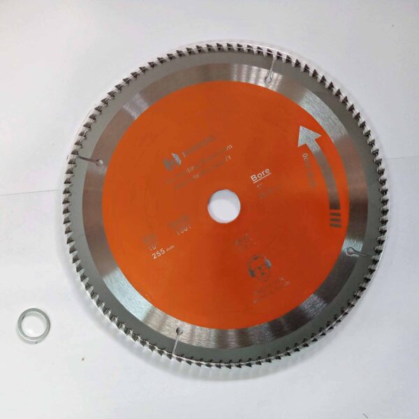 HUSPANDA- CARBIDE TIPPED SAW BLADE FOR ALUMINIUM 10"-255mm-100Teeth - Image 2