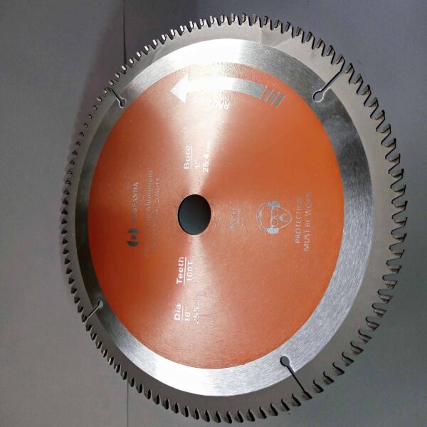 HUSPANDA- CARBIDE TIPPED SAW BLADE FOR ALUMINIUM 10"-255mm-100Teeth - Image 8