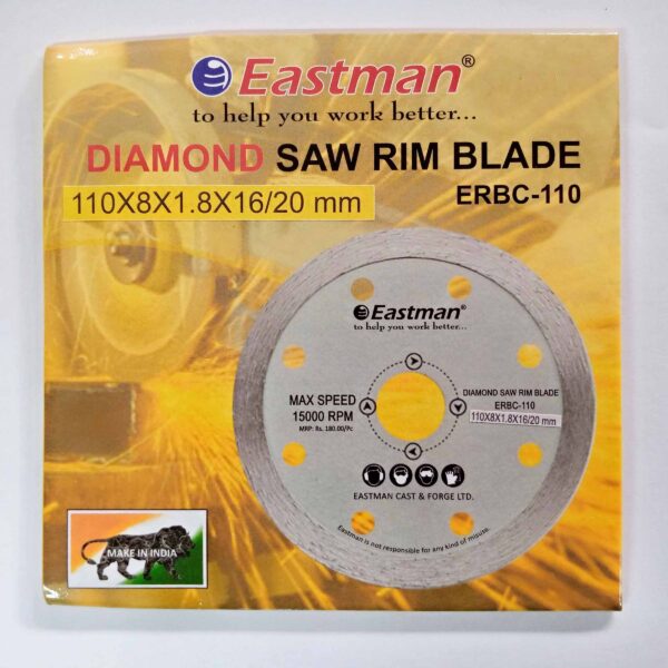 EASTMAN DIAMOND BLADES FOR GRANITE 110MM RIM-2 PCS - Image 8