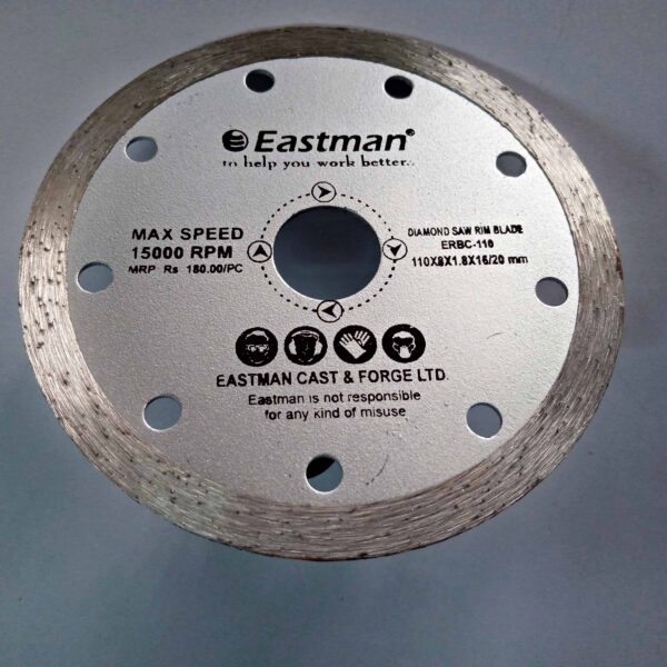 EASTMAN DIAMOND BLADES FOR GRANITE 110MM RIM-2 PCS - Image 4