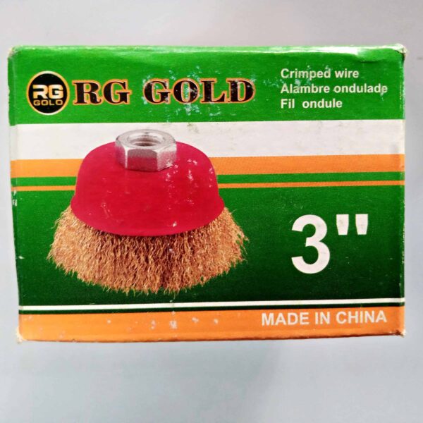 Chetak+RG Gold Combo Steel Twisted Cup Brush (3 inch), Brass Circle Wire Brush (3 inch) - Image 7