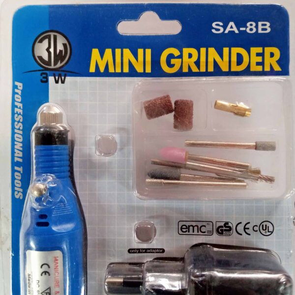 3W Heavy Duty Professional Portable Mini Electric Grinder - Image 2