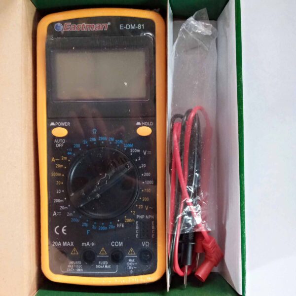 EASTMAN-Digital Multimeter ED-DM-81 Volt Multi-meter HEAVY - Image 8