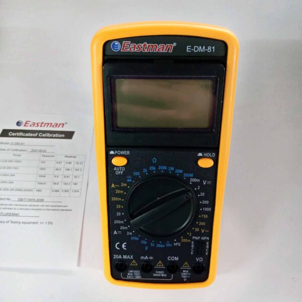EASTMAN-Digital Multimeter ED-DM-81 Volt Multi-meter HEAVY - Image 5