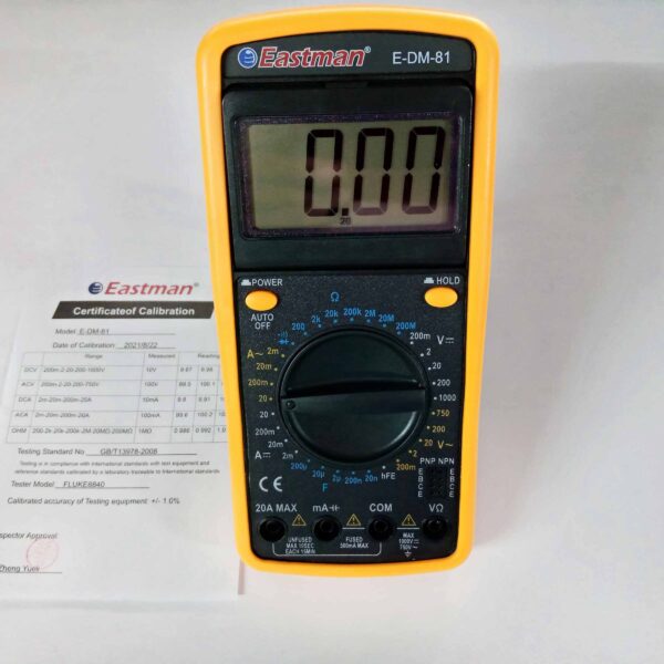 EASTMAN-Digital Multimeter ED-DM-81 Volt Multi-meter HEAVY - Image 2