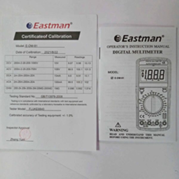 EASTMAN-Digital Multimeter ED-DM-81 Volt Multi-meter HEAVY - Image 10