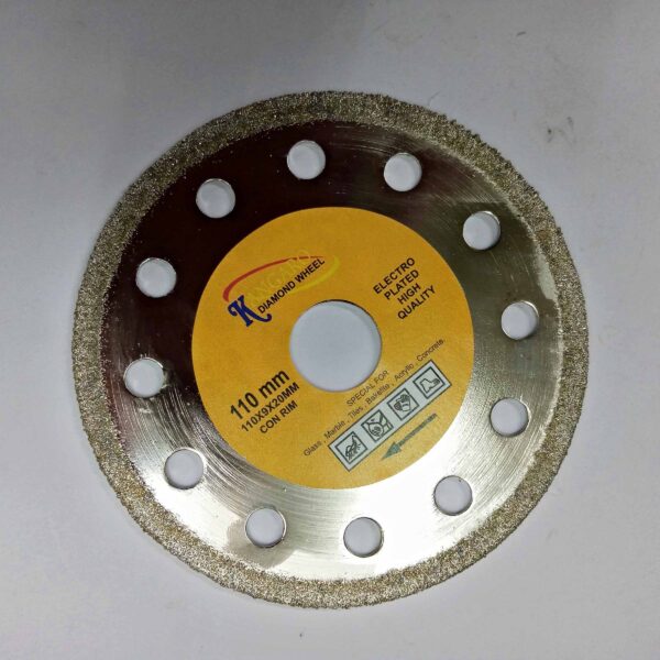 KANGARO series DIAMOND BLADES FOR GLASS/MARBLE 110MM RIM-2 PCS - Image 2