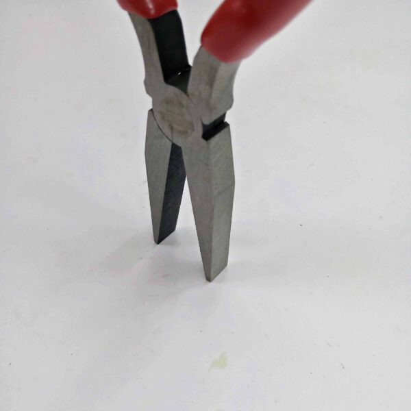 AMBITEC- 6.5 Inch 165 mm Lineman Combination Needle Long Flat Nose Pliers Insulated With Thick C. A. Sleeve - Image 4