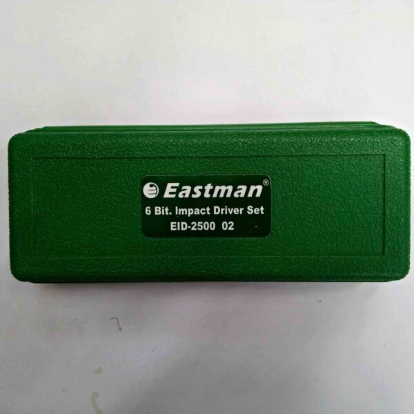 EASTMAN EID-2500-02 Steel Impact Driver Bit Set CRV Bits, Silver 7Pcs Set - Image 4