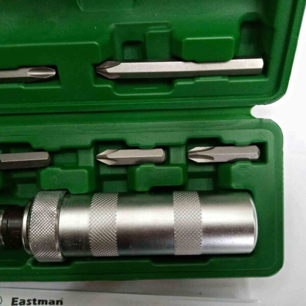 EASTMAN EID-2500-02 Steel Impact Driver Bit Set CRV Bits, Silver 7Pcs Set - Image 3