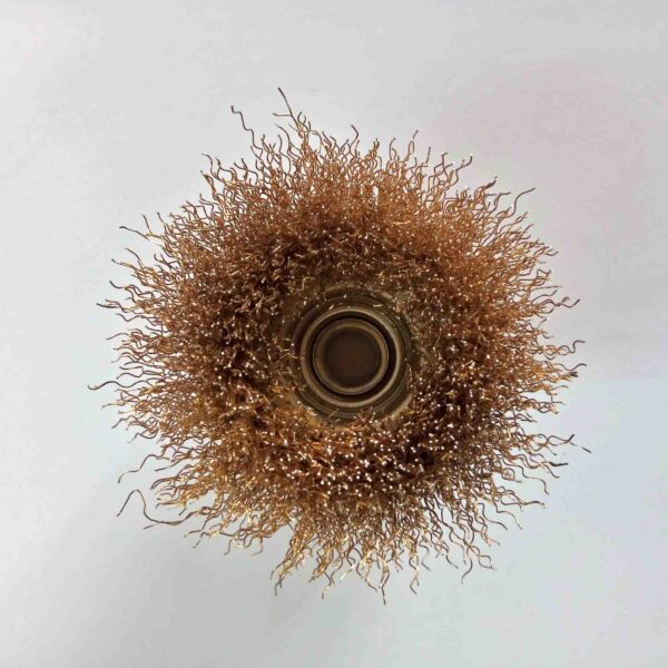 AKARI Brass Circle Wire Brush (3 inch) 2 Pcs Set M14 - Image 3