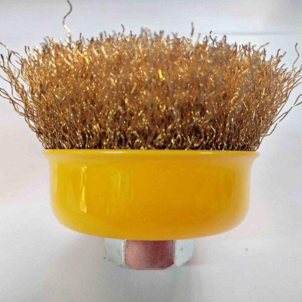 AKARI Brass Circle Wire Brush (3 inch) 2 Pcs Set M14 - Image 8