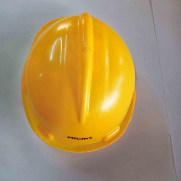 MICRO Safety Labour Helmet (Yellow) -3 Pcs Set - Image 2