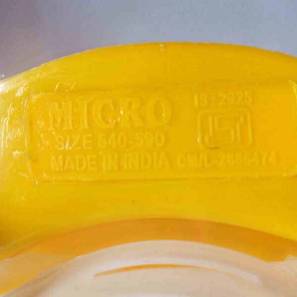 MICRO Safety Labour Helmet (Yellow) -3 Pcs Set - Image 4