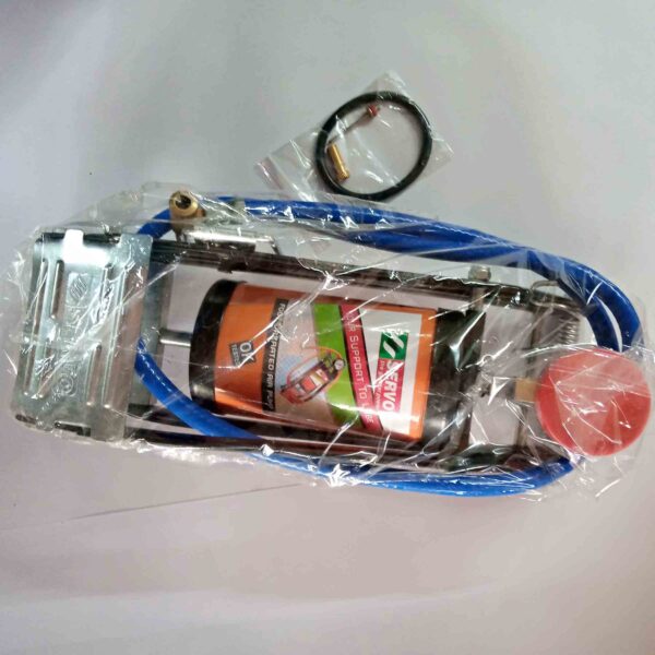 SERVO-SINGLE CYLINDER Steel Chrome Plated Air Foot Pump - Image 4