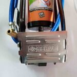 SERVO-SINGLE CYLINDER Steel Chrome Plated Air Foot Pump - Image 3
