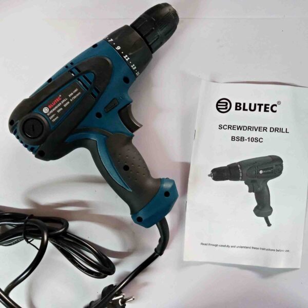 BLUTEC Electric Screwdriver Drill With Led Function BSB-10SC, 10mm - Image 6