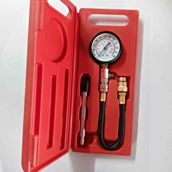 PROCUT Automotive Petrol/Gas Engine Cylinder Compression Tester Gauge Kit - Image 2