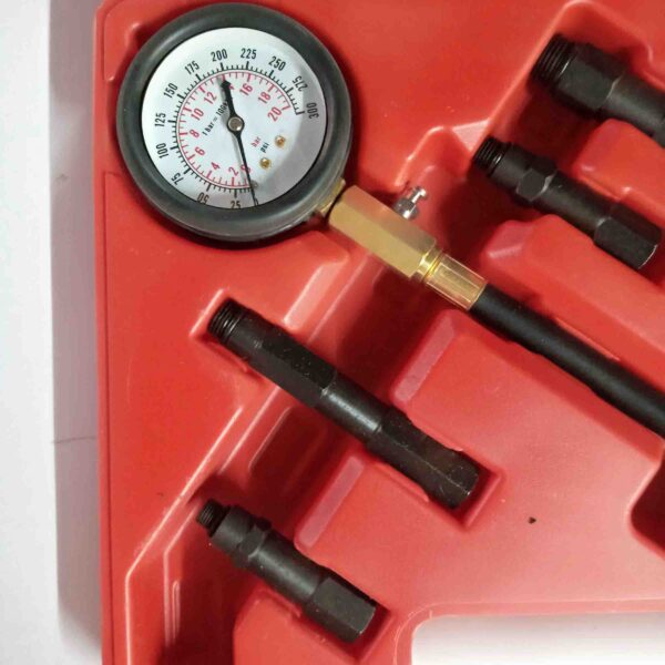 PROCUT 8pcs Petrol/Gas Engine Cylinder Compression Tester Kit Automotive Tool Gauge - Image 3