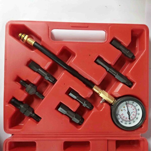 PROCUT 8pcs Petrol/Gas Engine Cylinder Compression Tester Kit Automotive Tool Gauge - Image 5
