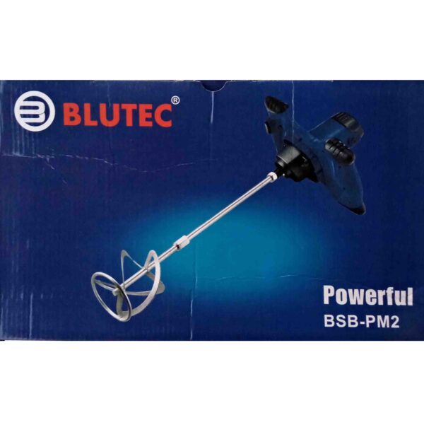 BLUTEC-Heavy Electric Putty Mixer 1600W/1050 rpm For Efficient Mixing of Paint And Wall Putty,Copper Motor - Image 11
