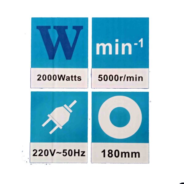 BLUTEC-BSB 185- 7 inch Corded Electric Circular Saw Adjustable Cutting Depth/Bevel Cutting - Image 9