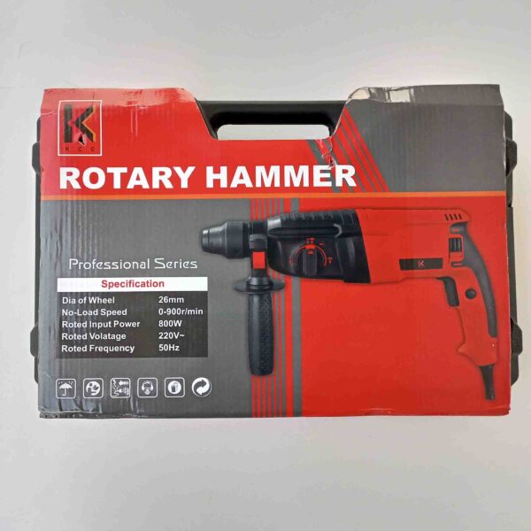 KCC- HEAVY DUTY DEMOLITION ROTARY HAMMER 26MM REVERSIBLE - Image 11
