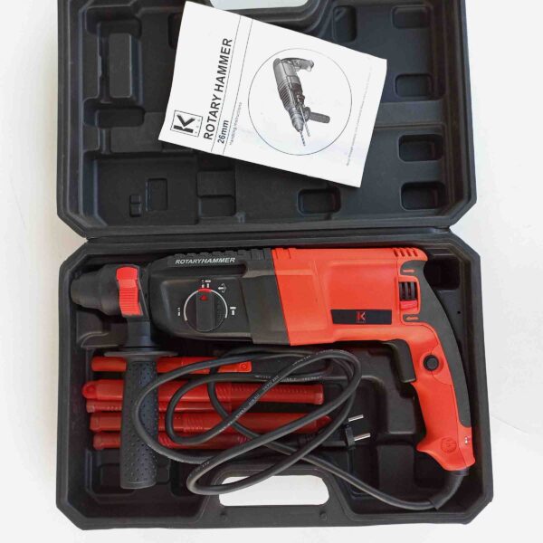 KCC- HEAVY DUTY DEMOLITION ROTARY HAMMER 26MM REVERSIBLE - Image 9