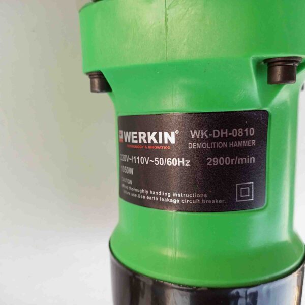 WERKIN HEAVY DUTY-DEMOLITION HAMMER -0810T BREAKER -WK-DH-0810E - Image 7