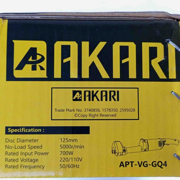 AKARI-Corded Electric Straight Grinder/Sander For Professionals (5 Inch) - Image 13