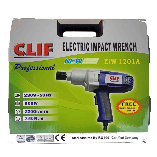 CLIF Professional Heavy Duty EIW-1201A- Electric Impact Wrench 350 Nm,900Watt - Image 11