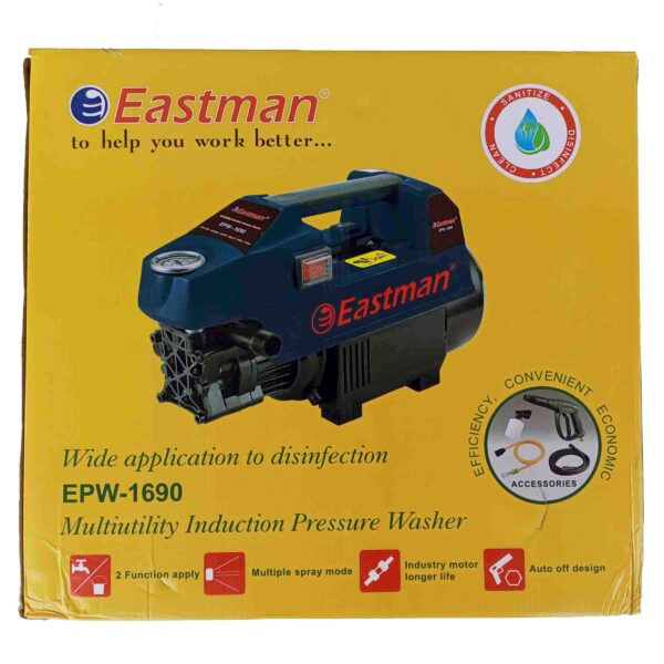 EASTMAN- Multiutility Electric Induction Pressure Washer (EPW-1690)-1600W, 130BAR - Image 16