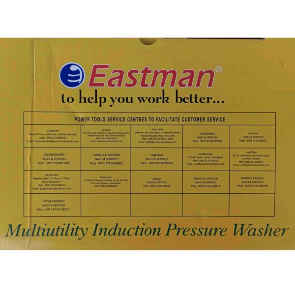 IMG_20220104_172758_136 EASTMAN- Multiutility Industrial Pressure Washer (EIPW-23100)-2300W, 135BAR - Image 2