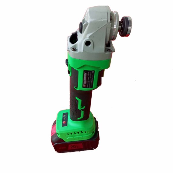 WERKIN-20V Brushless Cordless Angle Grinder 100/115mm with 4.0Ah Li-ion Double Battery - Image 11