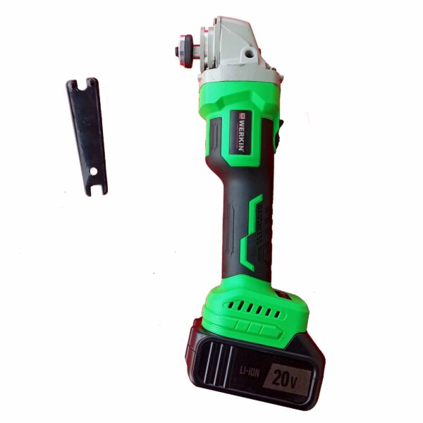 WERKIN-20V Brushless Cordless Angle Grinder 100/115mm with 4.0Ah Li-ion Double Battery - Image 13