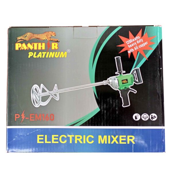 PANTHER PLATINUM - 1200 Watt/900 RPM  ELECTRIC Paint mixer-Multi Purpose Stirring Machine - Image 14
