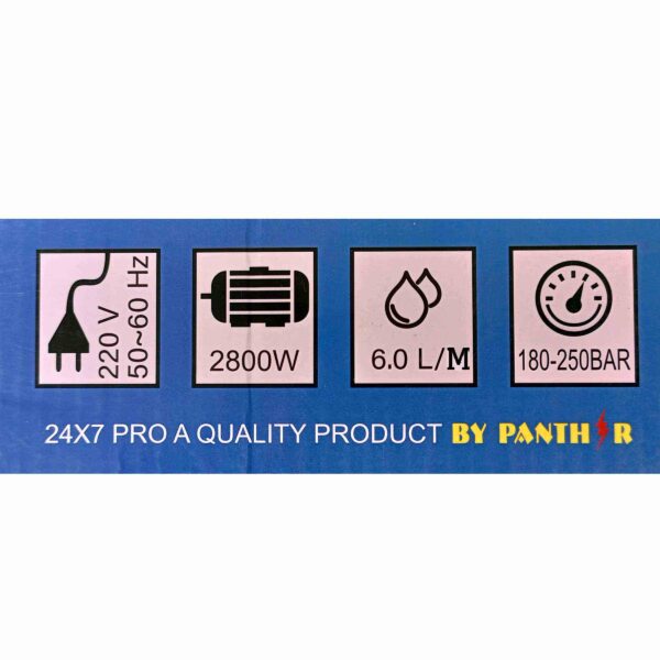 IMG_20220611_164313_008 PANTHER 24*7 PRO- Electric Pressure Washer with Copper Winding Professional Multipurpose Pressure Washer - Image 10