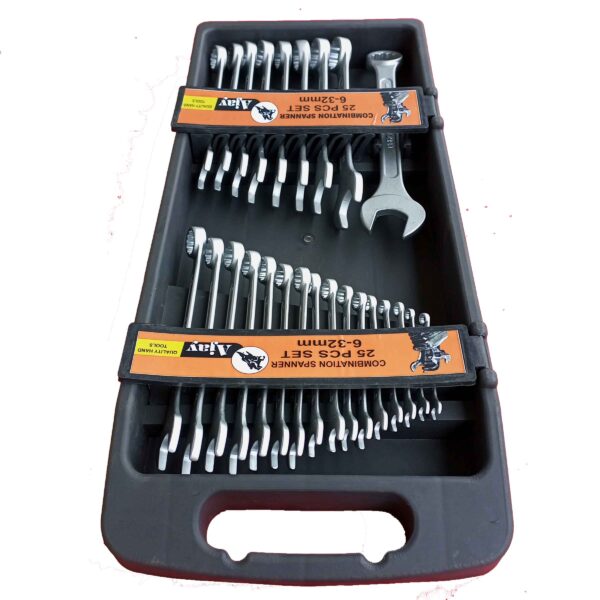 IMG_20220611_173505_828 AJAY Combination spanner Wrench 6mm TO 32mm | 25 Pcs Set - Image 3