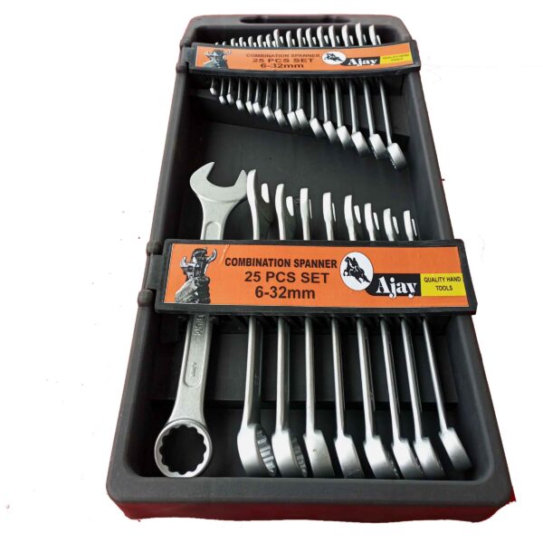 IMG_20220611_173514_557 AJAY Combination spanner Wrench 6mm TO 32mm | 25 Pcs Set - Image 2