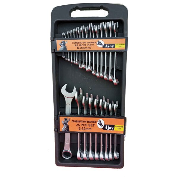 IMG_20220611_173539_046 AJAY Combination spanner Wrench 6mm TO 32mm | 25 Pcs Set - Image 1