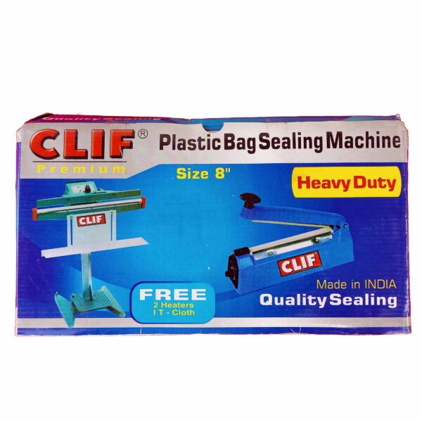 CLIF Premium-  8" Inch 200mm-Heavy Duty Electric Heat Sealing Machine for Plastic Bags - Durable Metal Body - Image 7