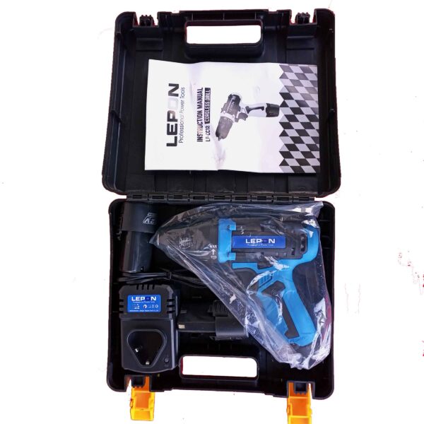 LEPON - Heavy Duty 12v Cordless Drill/Screw Driver with 2 Batteries - Image 9