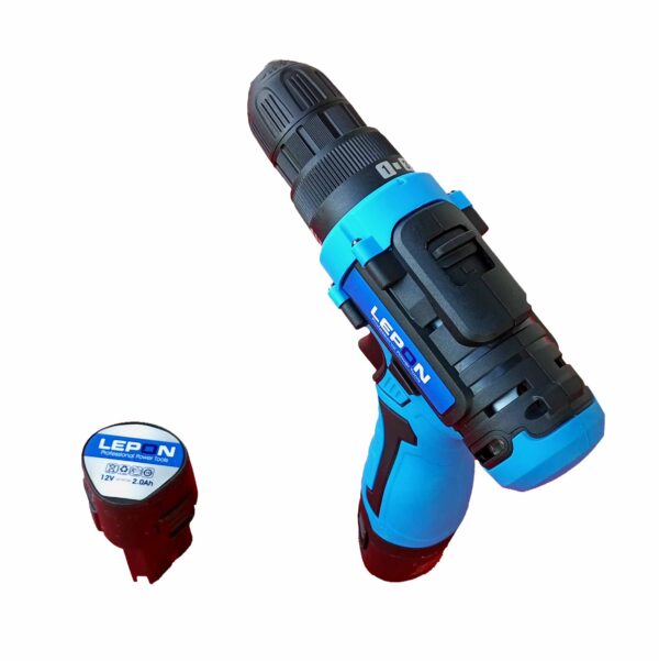 LEPON - Heavy Duty 12v Cordless Drill/Screw Driver with 2 Batteries - Image 2